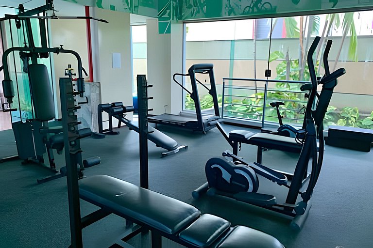 Flat 2 quartos próximo ao mar no Luxor Tambaú