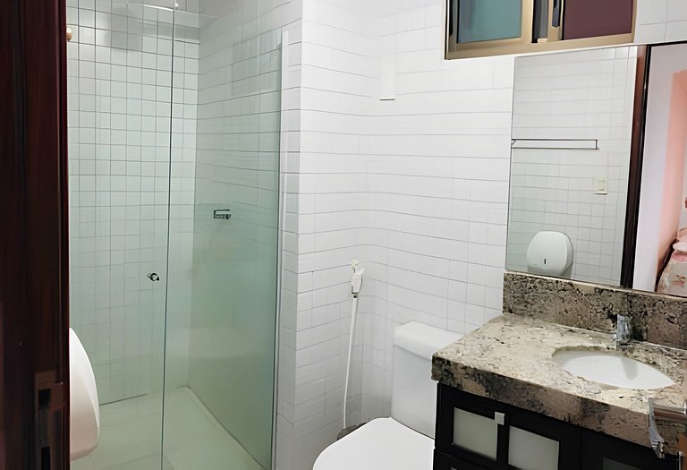 Flat próximo ao mar no Luxor Tambaú