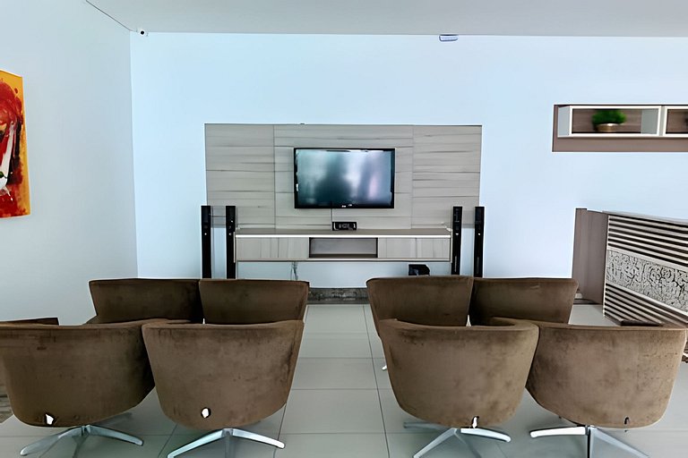 Flat 2 quartos próximo ao mar no Luxor Tambaú