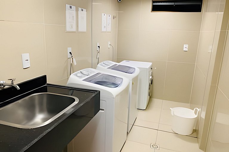 Apto luxuoso em hotel na praia de Cabo Branco