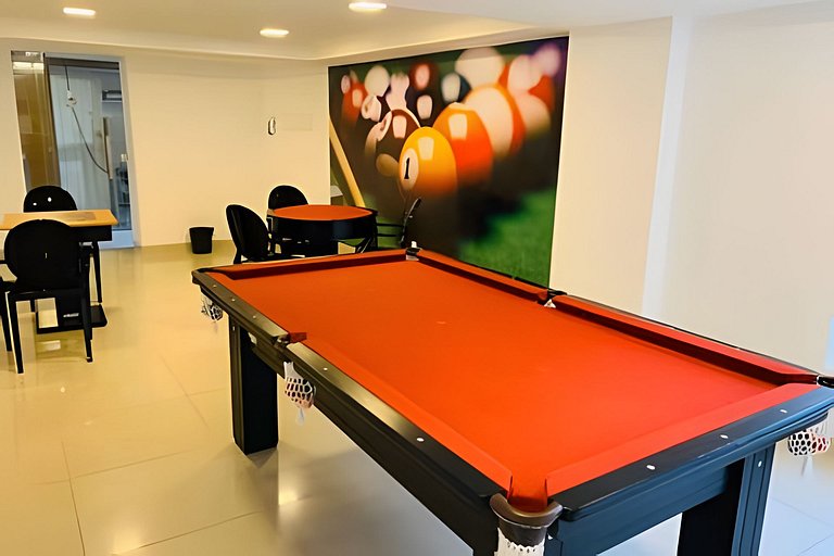 Apto luxuoso em hotel com café da manhã incluso
