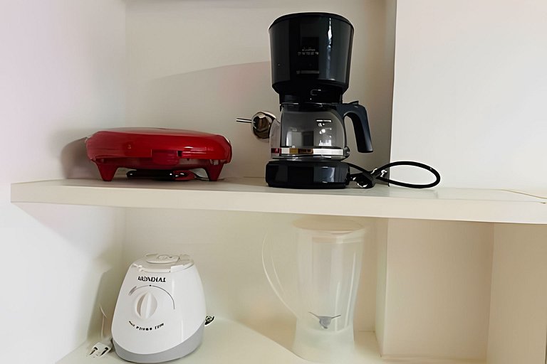 Apto confortável com 3 camas com café incluso