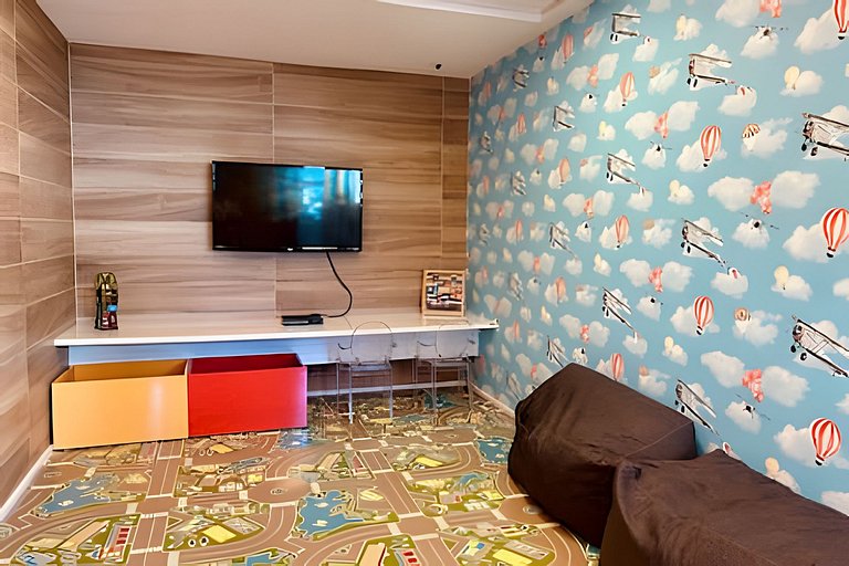 Apto 2q vista mar e piscina no Solar com café