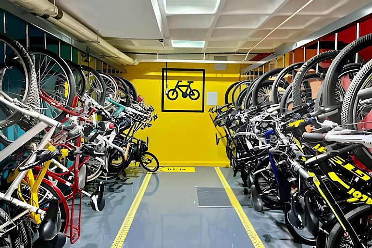 Apto 2q vista mar e piscina no Solar com café