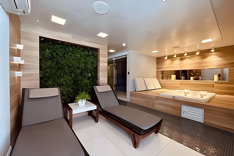 Apto Magnifico de 2 quartos com café