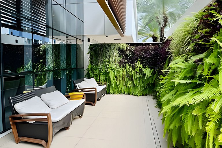 Apto aconchegante 1q com vista mar - café incluso