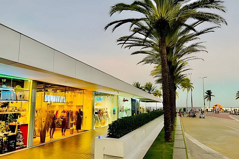 Apto aconchegante com vista mar no Solar Tambaú