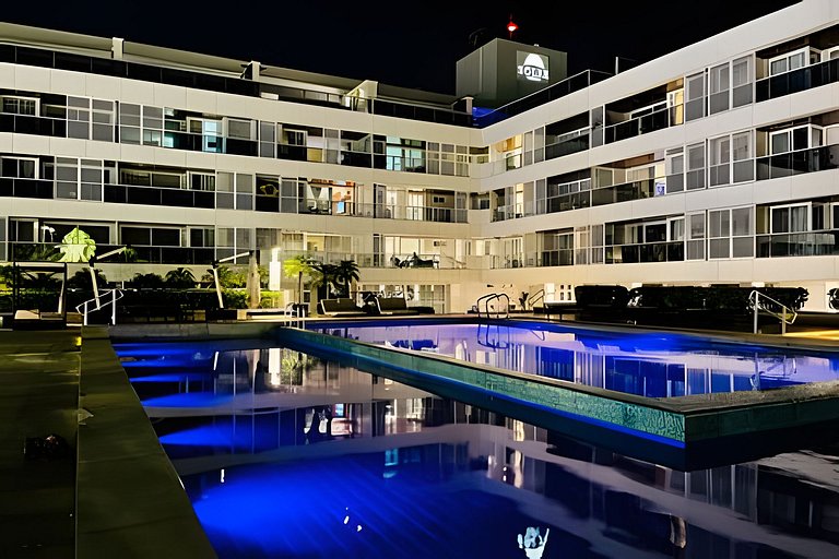 Apto aconchegante com vista mar no Solar Tambaú