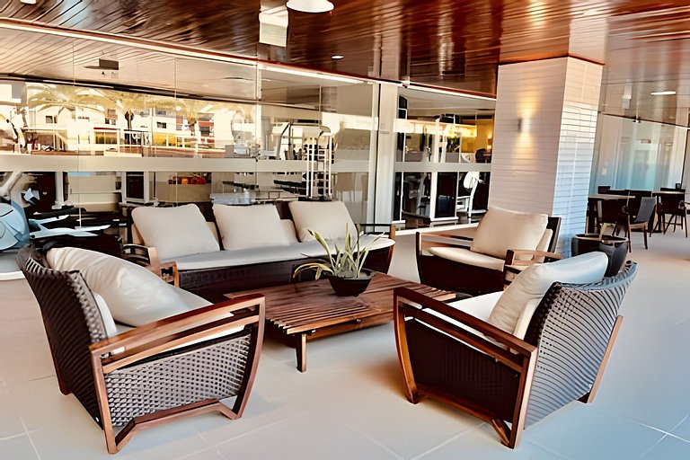 Apto aconchegante 1q com vista mar - café incluso