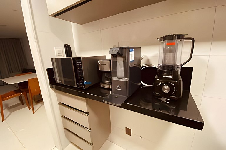 Apt com cama King no Solar Tambaú com café incluso