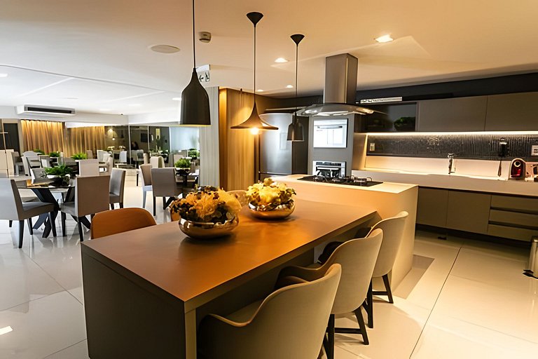 Apartamento moderno no Solar Tambaú - café incluso