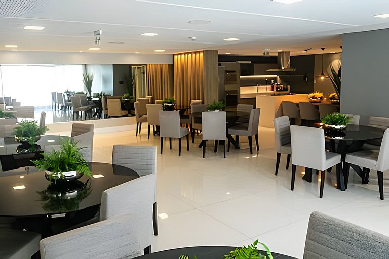Apartamento moderno no Solar Tambaú - café incluso