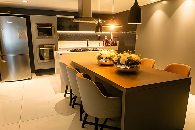Apartamento moderno no Solar Tambaú - café incluso