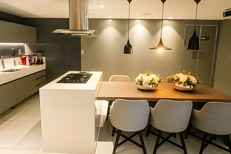 Apartamento moderno no Solar Tambaú - café incluso