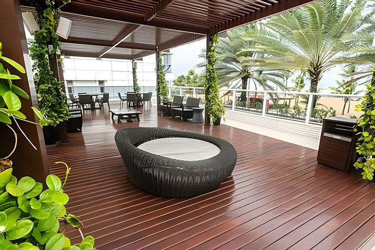 Apartamento moderno no Solar Tambaú - café incluso