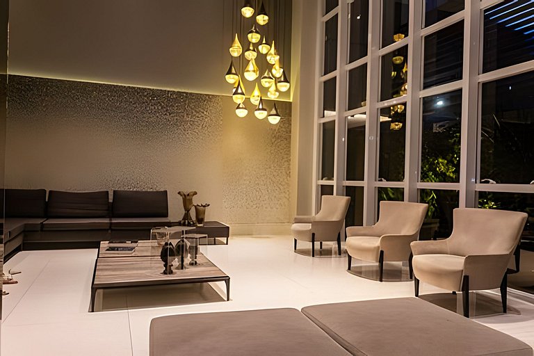 Apartamento moderno no Solar Tambaú - café incluso
