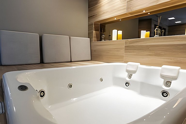 Apto Studio Grande com vista piscina