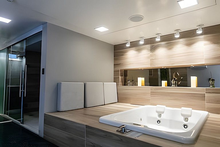 Apto Studio Grande com vista piscina