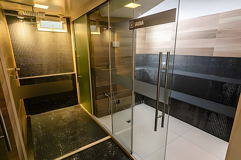 Apto Studio Grande com vista piscina