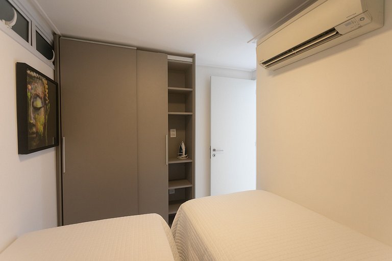 Apt 2 quartos no Solar Tambaú com café incluso