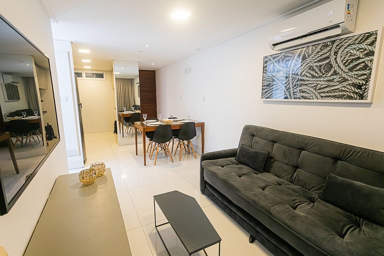 Apt 2 quartos no Solar Tambaú com café incluso