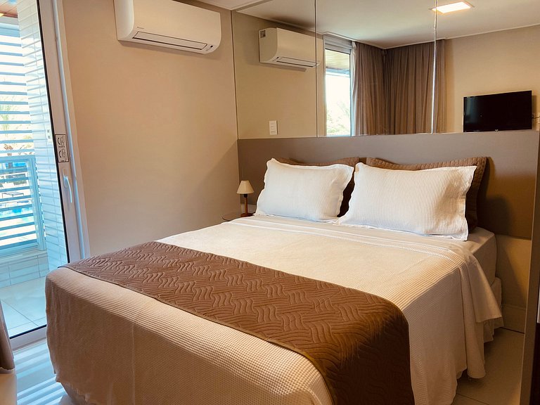 Apto de 2q com Vista Deslumbrante com café incluso