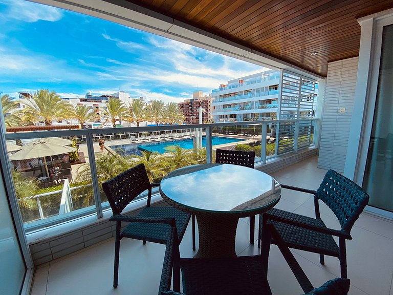 Apto de 2q com vista maravilhosa com café incluso