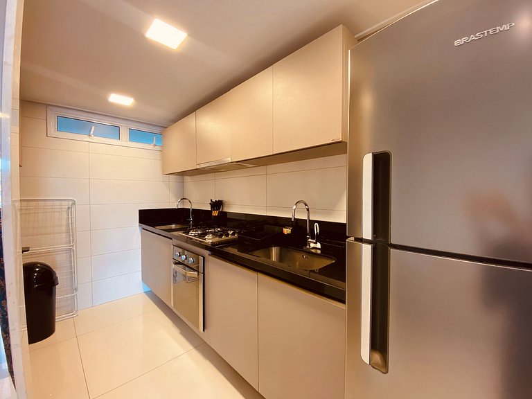 Apto 2Q espetacular beira-mar com café incluso