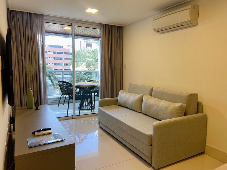 Lindo apto de 2 quartos no Solar com café incluso