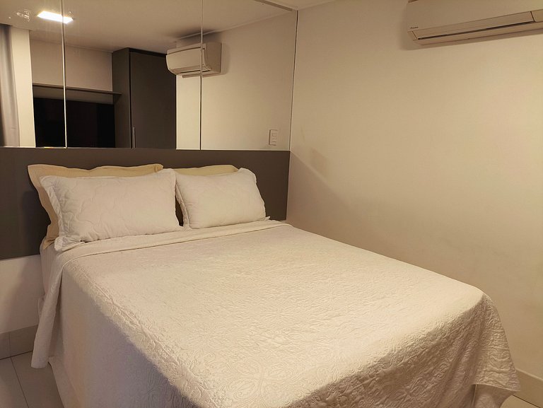 Apt Deslumbrante 2 Quartos com café incluso