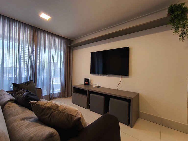Apt Deslumbrante 2 Quartos com café incluso
