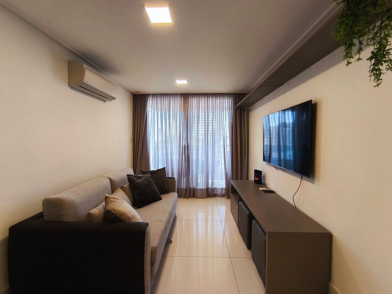 Apt Deslumbrante 2 Quartos com café incluso