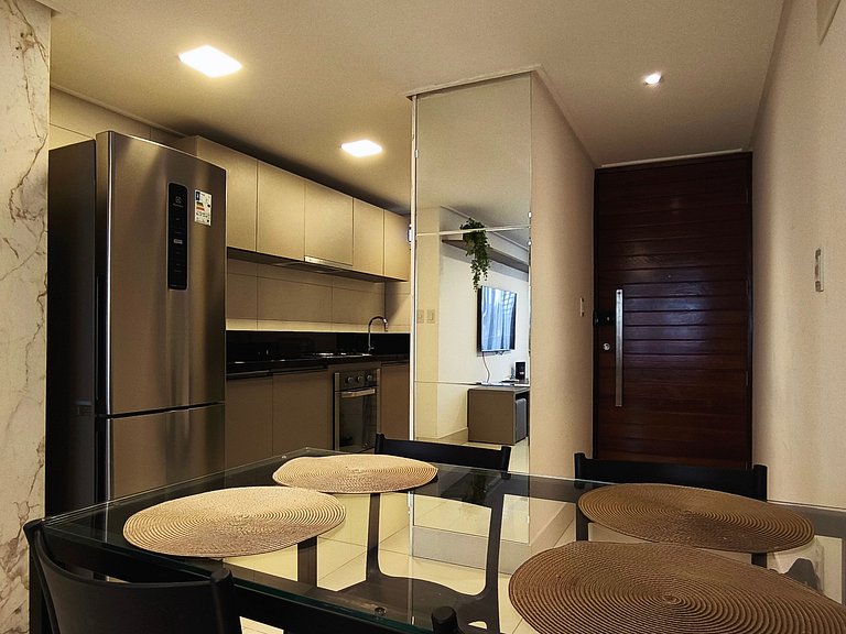 Apt Deslumbrante 2 Quartos com café incluso