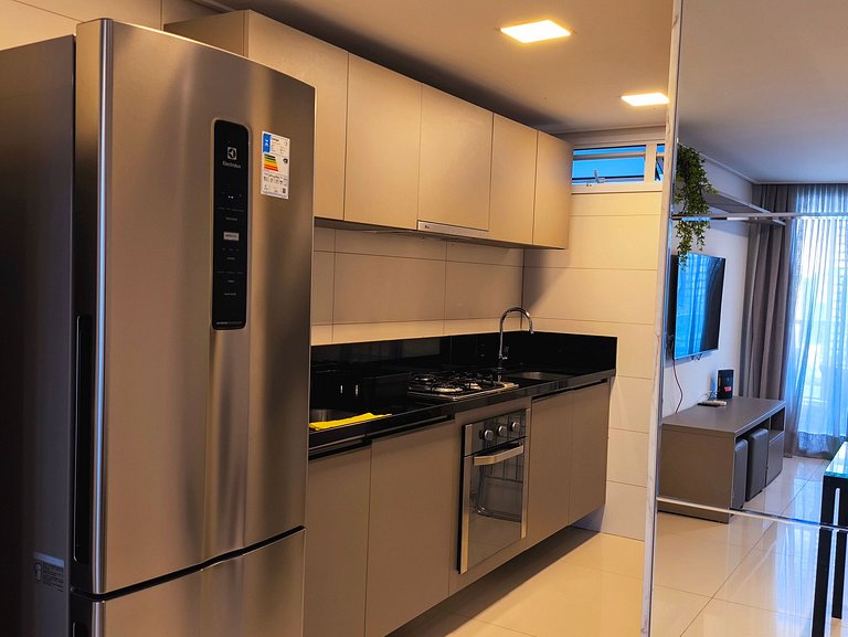 Apt Deslumbrante 2 Quartos com café incluso