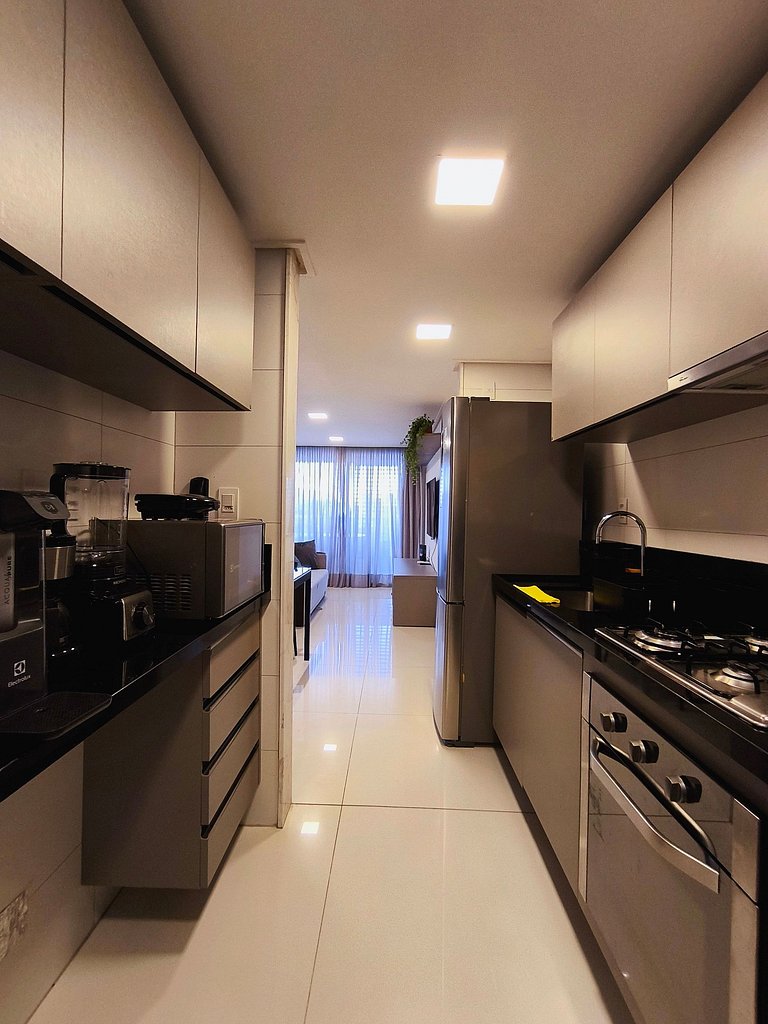 Apt Deslumbrante 2 Quartos com café incluso