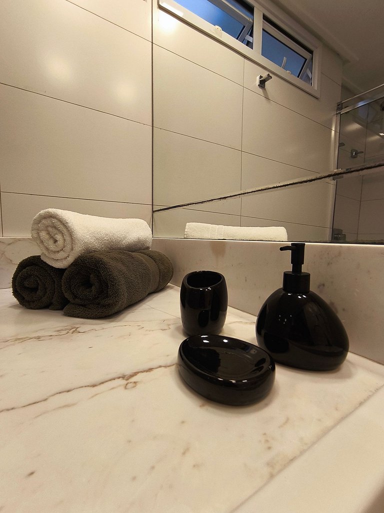 Apt Deslumbrante 2 Quartos com café incluso