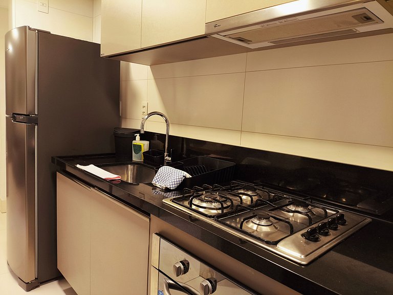 Apt Deslumbrante 2 Quartos com café incluso