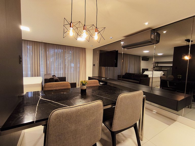Apartamento Black no Solar Tambaú com café incluso