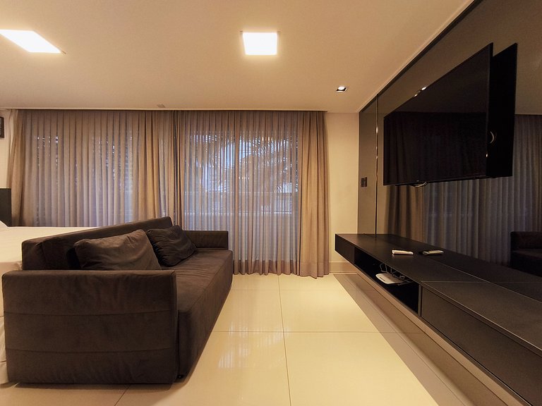 Apartamento Black no Solar Tambaú com café incluso