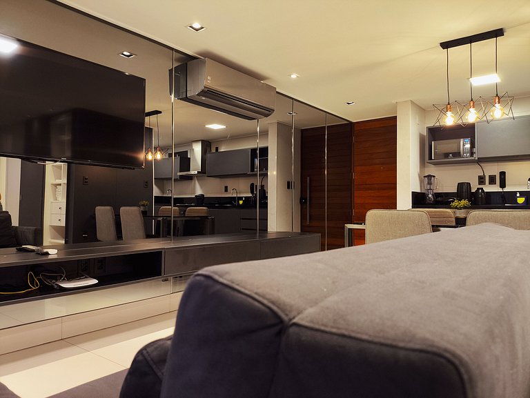 Apartamento Black no Solar Tambaú com café incluso