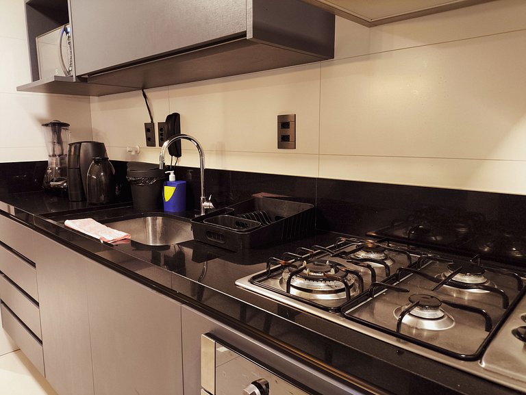 Apartamento Black no Solar Tambaú com café incluso