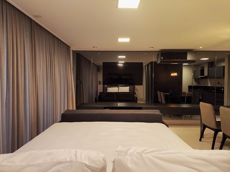 Apartamento Black no Solar Tambaú com café incluso