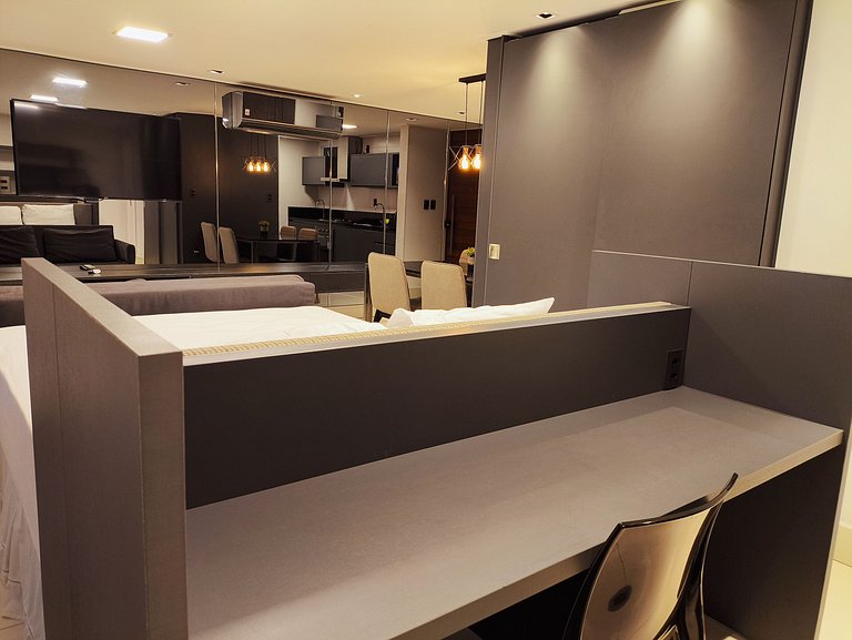 Apartamento Black no Solar Tambaú com café incluso