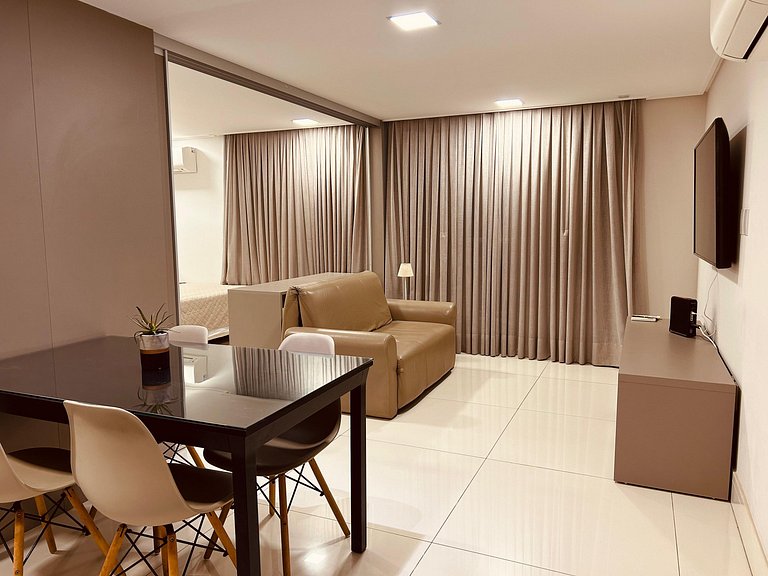 Apartamento moderno no Solar Tambaú - café incluso