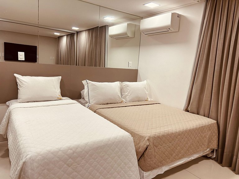 Apartamento moderno no Solar Tambaú - café incluso