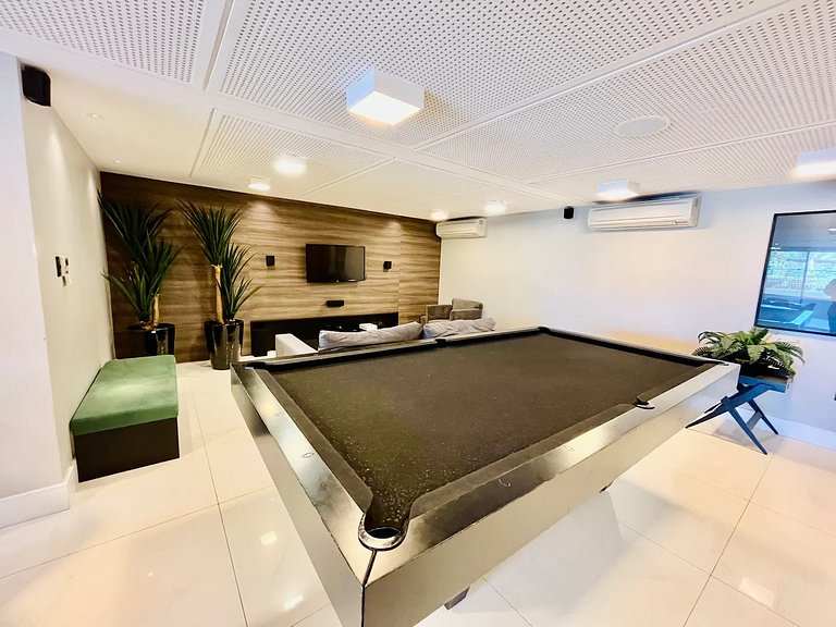 Apto Studio Grande com vista piscina