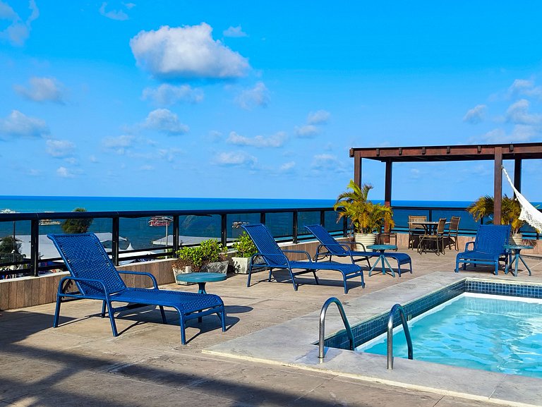 Flat Frente Mar no Marinas Praia Flat