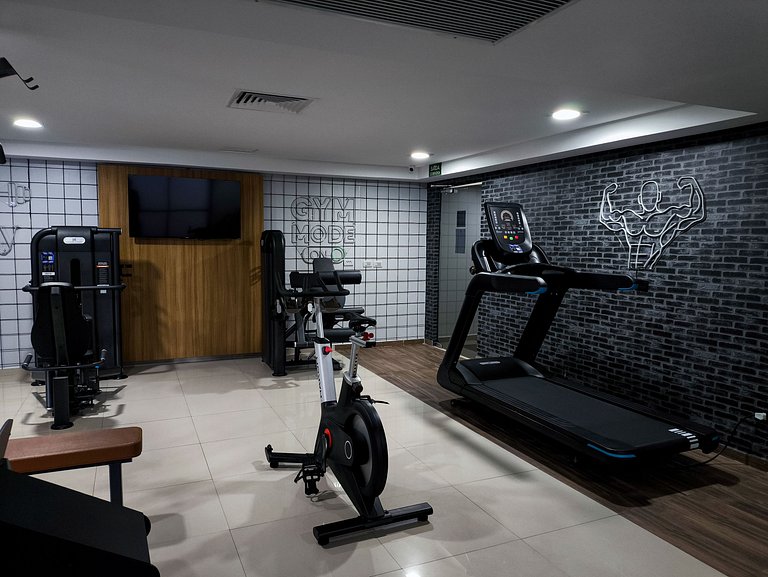 Flat Luxo Frente Mar com Vista Espetacular