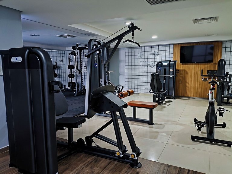 Flat Luxo Frente Mar com Vista Espetacular