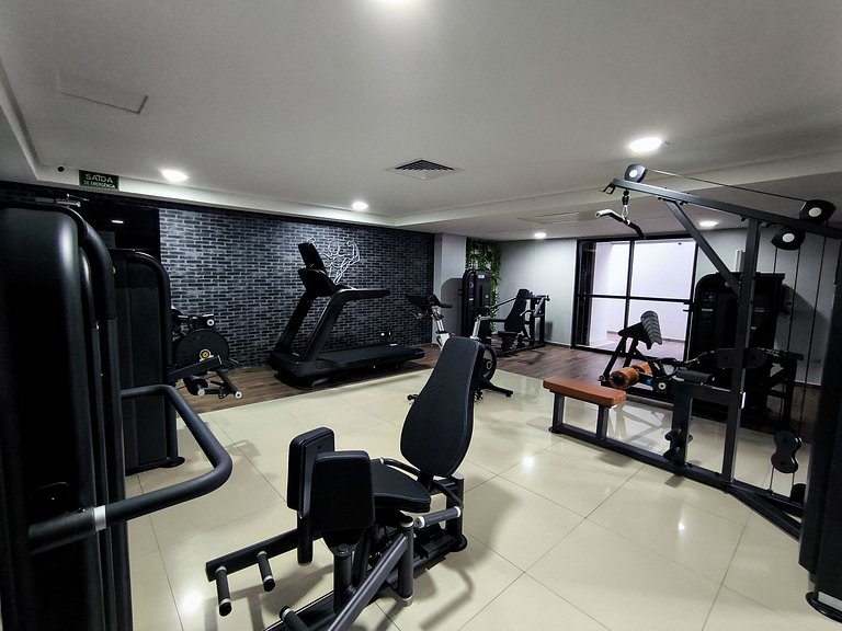 Flat Luxo Frente Mar com Vista Espetacular